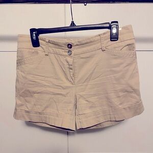 WHBM Khaki Shorts 8